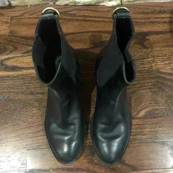 Cole Haan Air Evan Women’s 6.5 B Black Leather Short Boot D35597 Waterproof - Picture 11 of 15